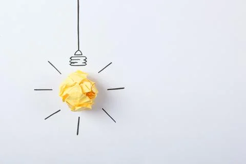 Creative concept idea, a new idea. Stock-Fotos