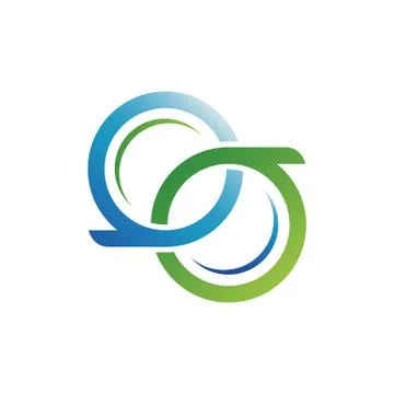 Creative concept of infinity logo design vector illustrations Stock Illustration