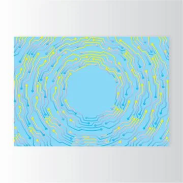 Creative concept meta blue yellow lilach  scheme texture, Stock Illustration