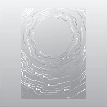 Creative concept metal silver scheme Stock-Illustration