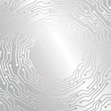Creative concept metal silver scheme Stock-Illustration