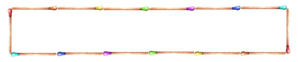 Creative concept of space for decoration on an isolated white background. Fra Stock Illustration