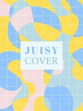 Creative concept of summer bright and juicy card Stock Illustration