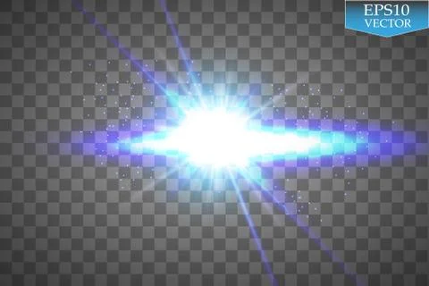 Creative concept Vector set of glow light effect stars bursts with sparkles Stock Illustration