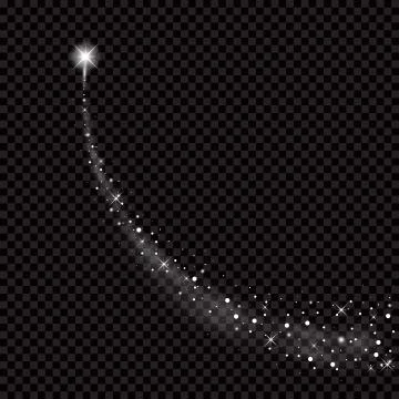 Creative concept Vector set of glow light effect stars bursts with sparkles Stock Illustration