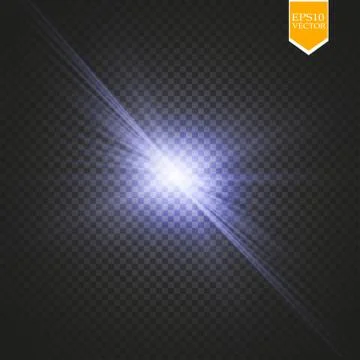 Creative concept Vector set of glow light effect stars bursts with sparkles Stock Illustration