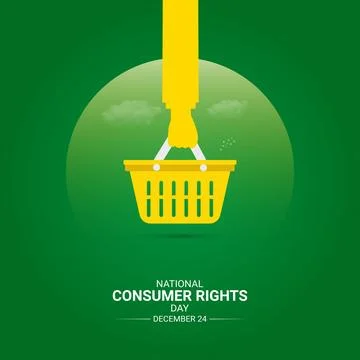 Creative Consumer Rights Day ads design. National Consumer Rights Day, Cele.. Stock Illustration