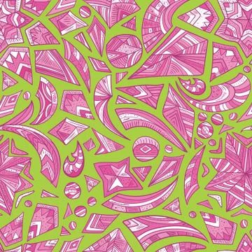Creative cool tribal pattern Stock Illustration