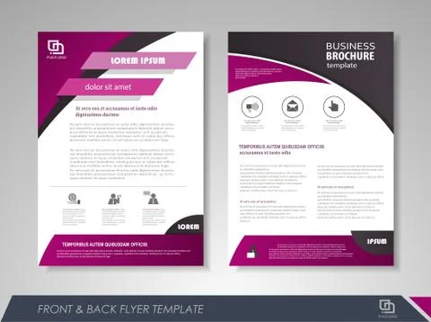 Creative corporate brochures Stock Illustration