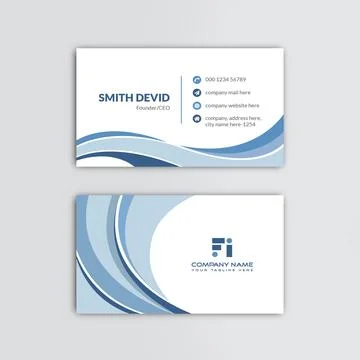 Creative corporate business card vector template Stock-Illustration