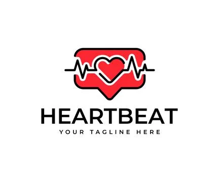 Creative counter notification logo design. Like button vector design Stock Illustration