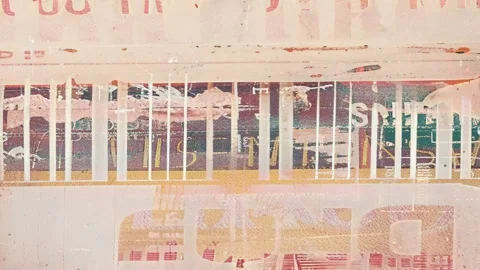 Creative Creative Grunge Texture Frame Stock Footage 300080306