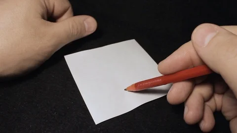 Creative crisis! Breaks the pen, and emotionally throws it on the table! Stock Footage 125364028