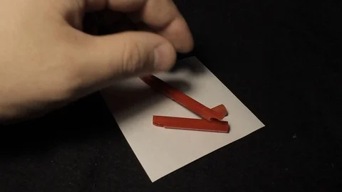 Creative crisis! Breaks the pen, and emotionally throws it on the table Video stock 126933000