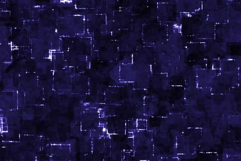 Creative cute blue hi-tech electronic shine cg texture illustration Stock Illustration