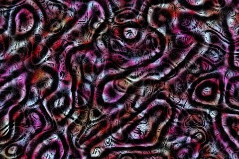 Creative cute mucous tissue digital art background texture illustration Stock Illustration