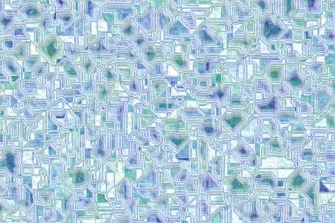 Creative cyber computer pattern computer art texture or background illustration Illustrazione stock