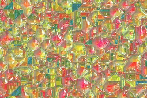 Creative cyber optic pattern digital art texture illustration イラスト素材