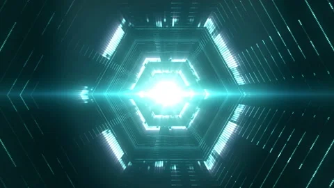 Creative cyberspace texture for futuristic concept. Stock Footage 132000304