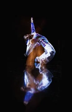 Creative dancer style Stockfoto's