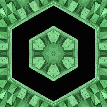 Creative design 3D concrete ornament black background	 Stock-Illustration