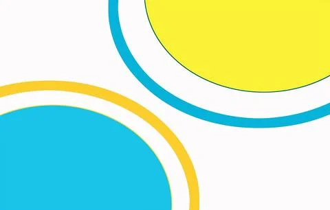Creative design from bright circles. 2 Abstract background with colored balls Stock Illustration