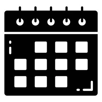 Creative design of calendar in different style, premium vector Stockillustratie