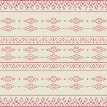 Creative design cloth horizontal pattern. Tribal ethnic ornament seamless pat Stock Illustration