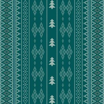 Creative design cloth pattern. Tribal ethnic ornament seamless pattern. Color Illustrazione stock
