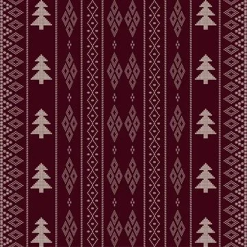 Creative design cloth pattern. Tribal ethnic ornament seamless pattern. Color Stock Illustration