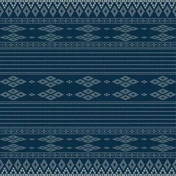 Creative design cloth pattern. Tribal ethnic ornament seamless pattern. Color Stock Illustration