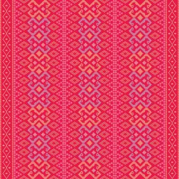 Creative design cloth pattern. Tribal ethnic ornament seamless pattern. Color Stock Illustration