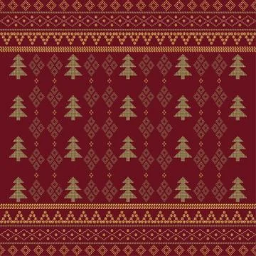 Creative design cloth pattern. Tribal ethnic ornament seamless pattern. Color Stock Illustration