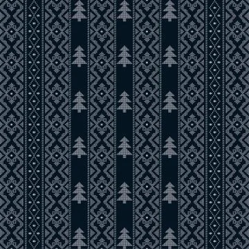 Creative design cloth vertical pattern. Tribal ethnic ornament seamless patte Stock Illustration