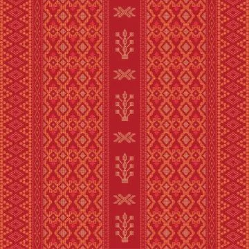 Creative design cloth vertical pattern. Tribal ethnic ornament seamless patte Stock Illustration