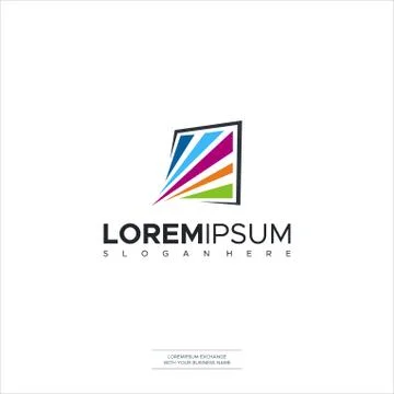Creative Design Digital Vector Logo Business Template Design Stock Illustration