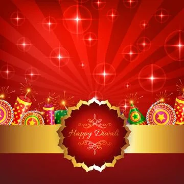 Creative design of diwali Stock Illustration
