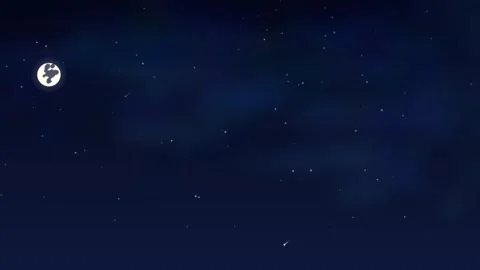 Creative design element for digital projects featuring a night sky with sta.. Stock Footage 322127916