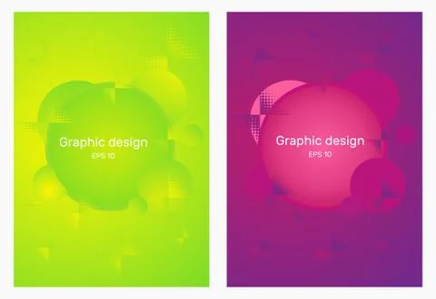 Creative design of a flyer, banner, or brochure. Color bright background Stock Illustration