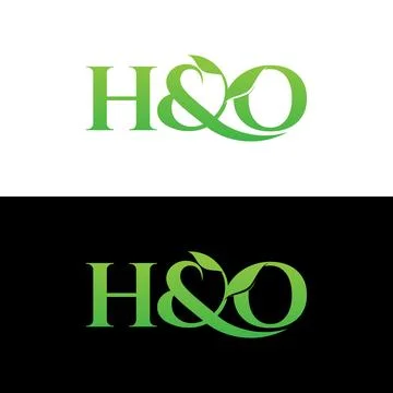 Creative design letter H&amp;O design symbol Stock Illustration
