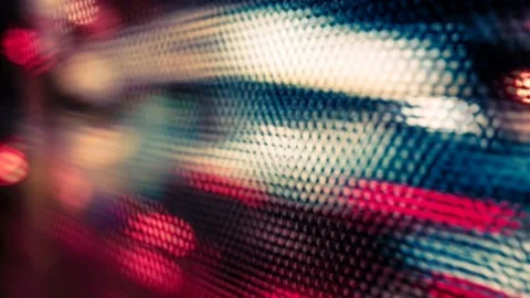 Creative design made with motion blurred neon lights Stock Footage 138883368