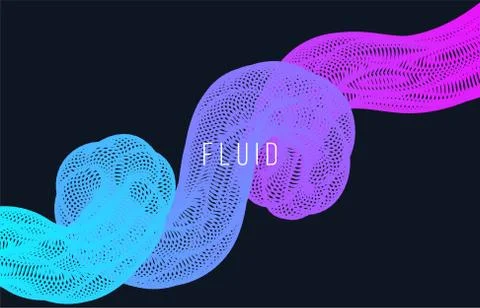 Creative design poster abstract gradient template background. 3D shapes vecto 스톡 일러스트