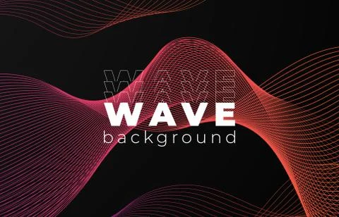 Creative design poster abstract gradient template background. 3D shapes vecto Stock Illustration