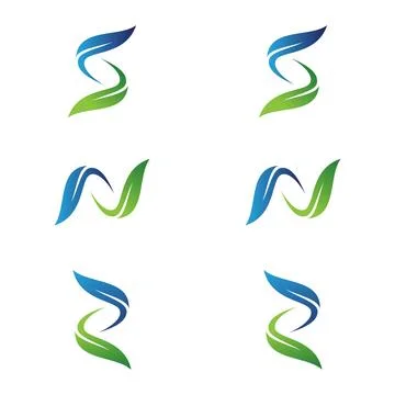 Creative design symbol letter Stock Illustration