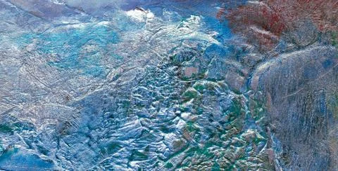 A Creative Design with Water-Inspired Textures and Patterns Illustrazione stock