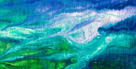A Creative Design with Water-Inspired Textures and Patterns Illustrazione stock