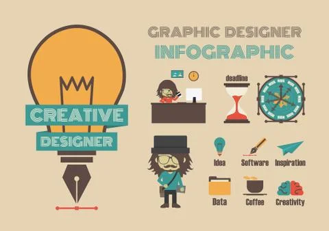 Creative designer Stock Illustration