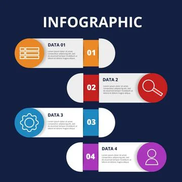Creative Diagram Idea Business Plan Concept Infographic Element Template Stock Illustration