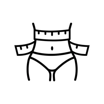 Creative Diet icon for web design, apps, software, print usage. Stock Illustration