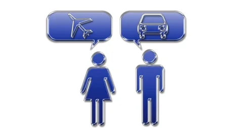 Creative Differences Women Man HD Video stock 40713801